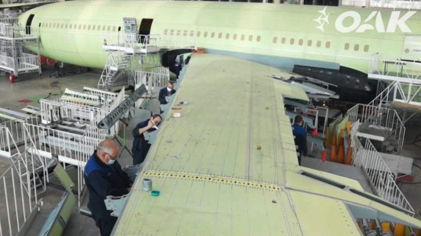 Темпы производства самолетов Ил-96 намерена увеличить ОАК