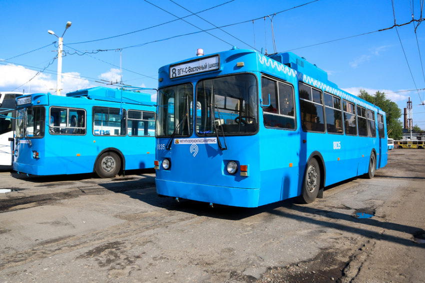В Воронеже из-за аварийного отключения электричества троллейбусы не вышли на линию