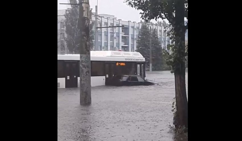 Потоп из-за ливня пережил Воронеж 13 июня