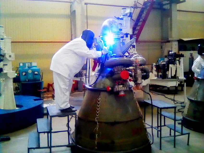 Испытания двигателя к ракете «Союз-5» успешно прошли на воронежском КБХА