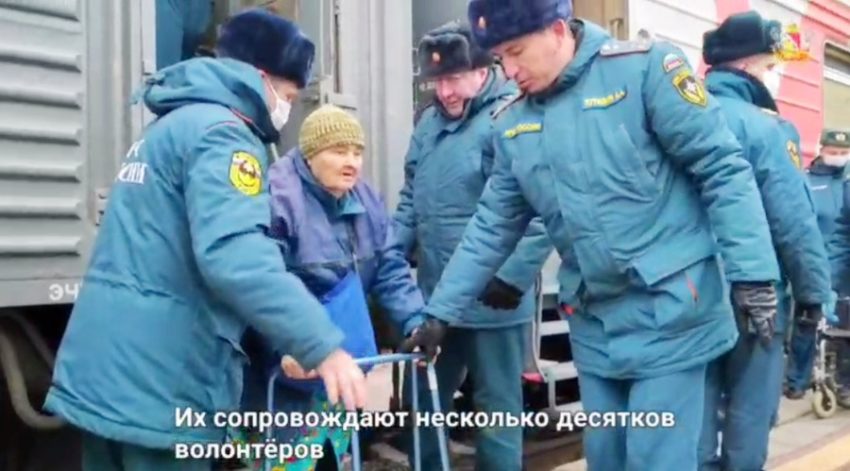 Поезд с эвакуированными жителями Херсонской области прибыл в Воронеж
