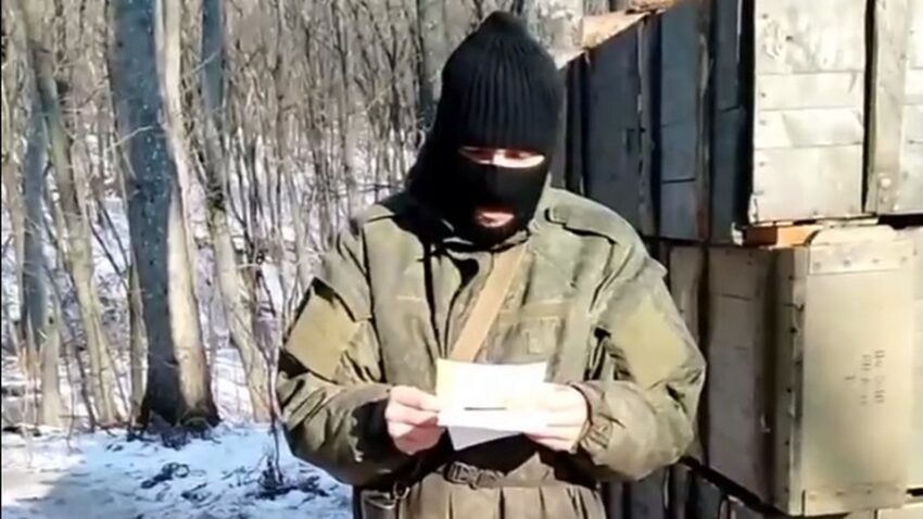 Воронежские бойцы поблагодарили воронежских детей за письма, отправленные на фронт