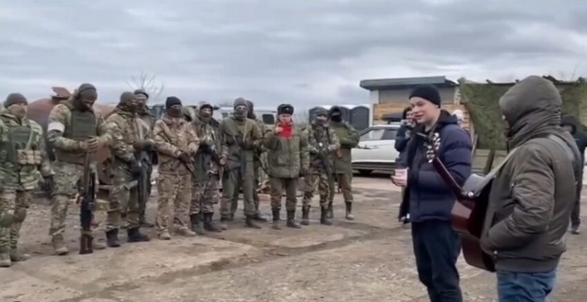Певец Shaman заехал на позиции воронежских бойцов в Херсонской области (ВИДЕО)