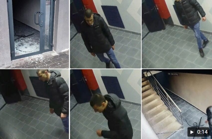 В Воронеже в ЖК «9 ярдов» пьяный мужчина разбил входную дверь в подъезде и стал угрожать жильцам