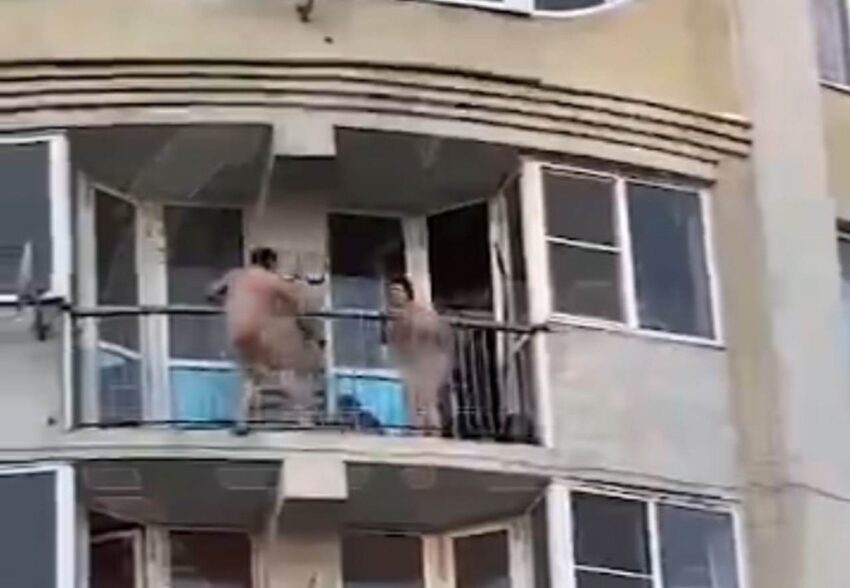 В Липецке по балконам 5 этажа убегал голый «тарзан»