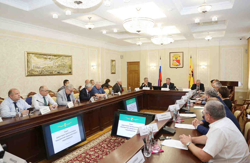 Состоялось заседание Совета директоров промышленных предприятий при администрации Воронежа