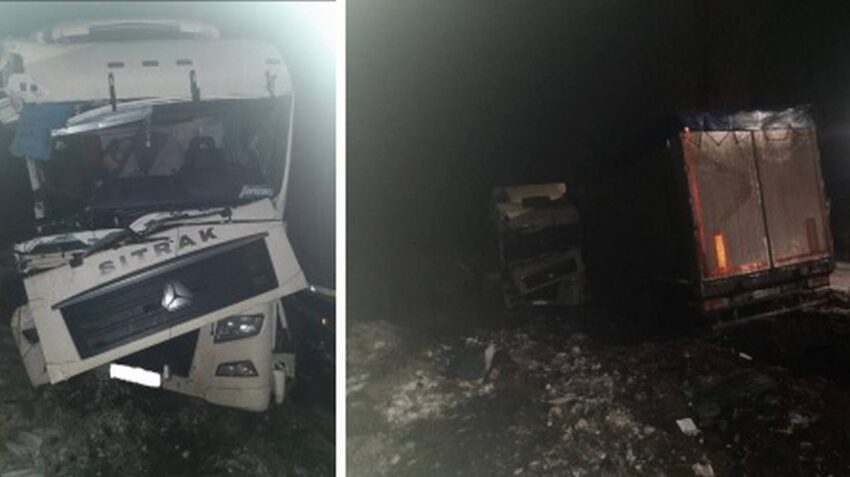 Под Воронежем в аварии пострадал водитель грузовика, врезавшегося в дерево