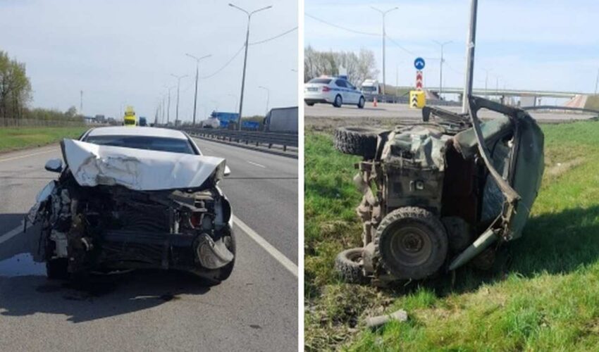 На трассе М-4 «Дон» на юге Воронежской области в аварии пострадал водитель УАЗа