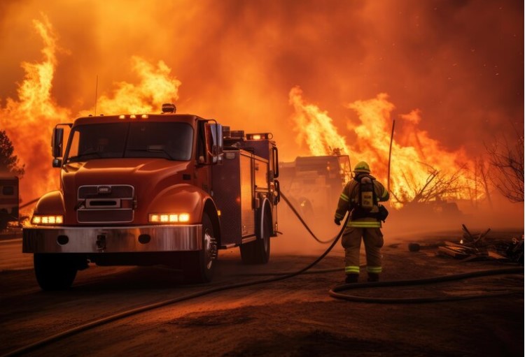 Из-за подожженного пуха в среду в Воронеже сгорело много сараев и гаражей