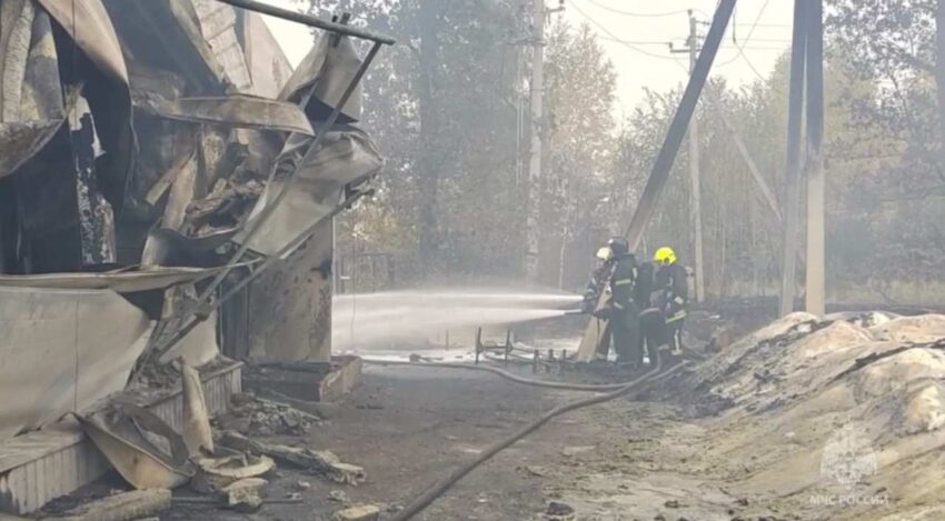 Пожарные не допустили взрыва газовой станции под Воронежем