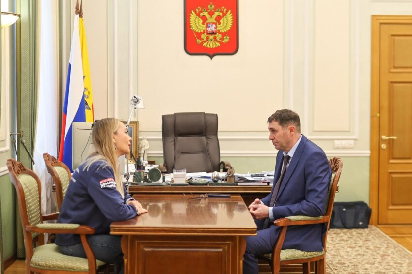 Глава Воронежа Сергей Петрин обсудил с руководителем регионального отделения ОНФ ряд совместных проектов