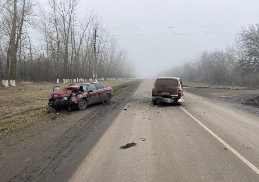 В столкновении «Ауди» и ВАЗа пострадали 4 человека на воронежской трассе Авто