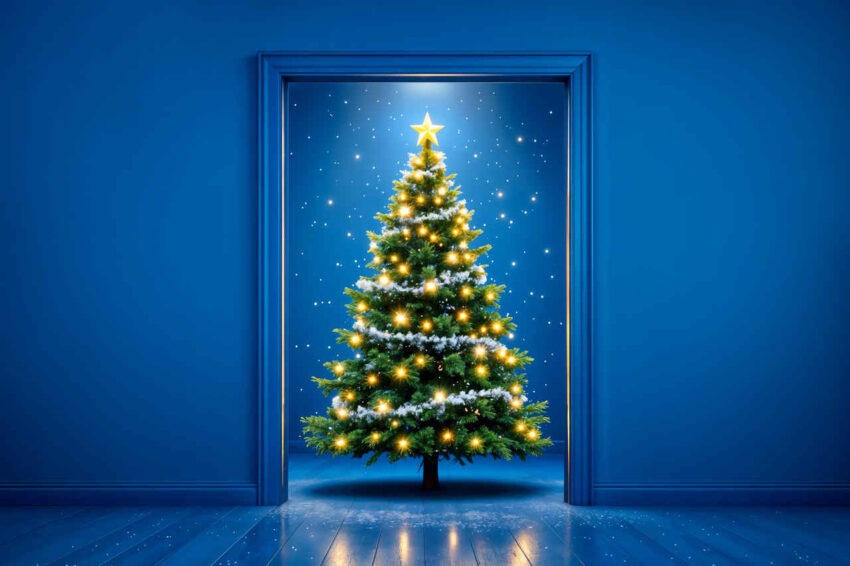 Неизвестный украл и унёс в неизвестном направлении ёлку на левом берегу Воронежа