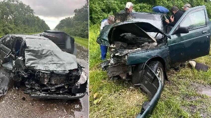 В аварии с вылетевшем на встречку ВАЗом на воронежской трассе один человек погиб и трое пострадали Авто